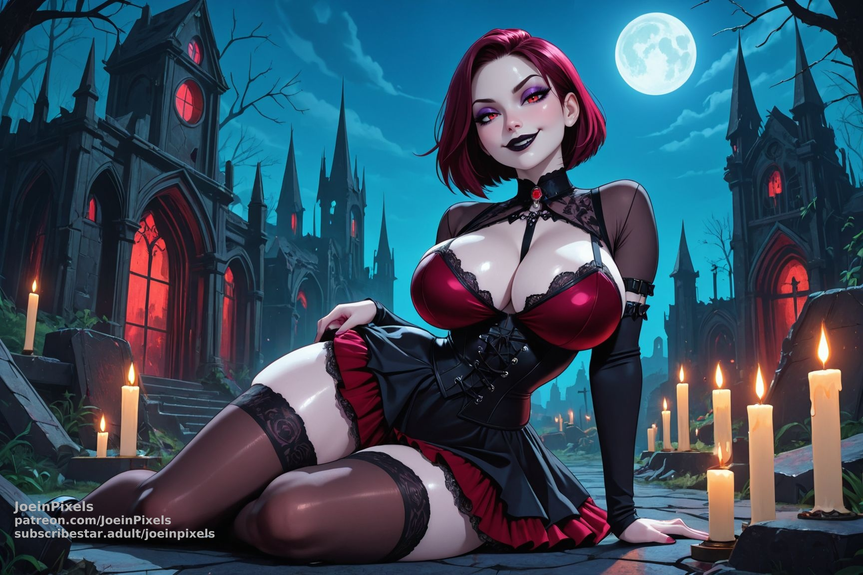 Dark Embrace: Premium Gothic Vampire Mini Art Pack