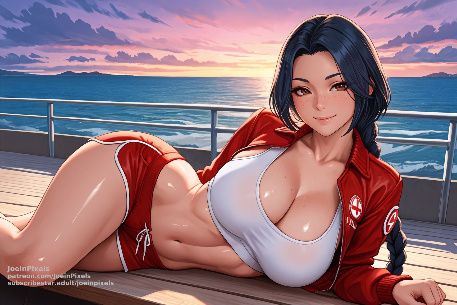 Baywatch Beauty Inspired AI Art Collection