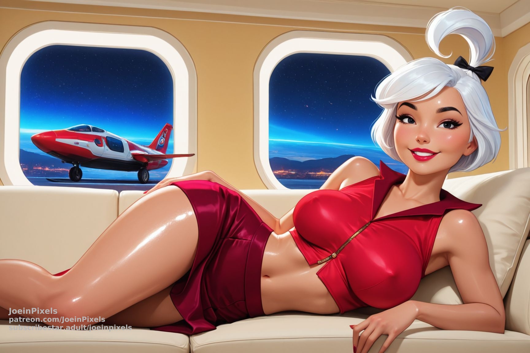 Judy Jetson Inspired AI Art Gallery