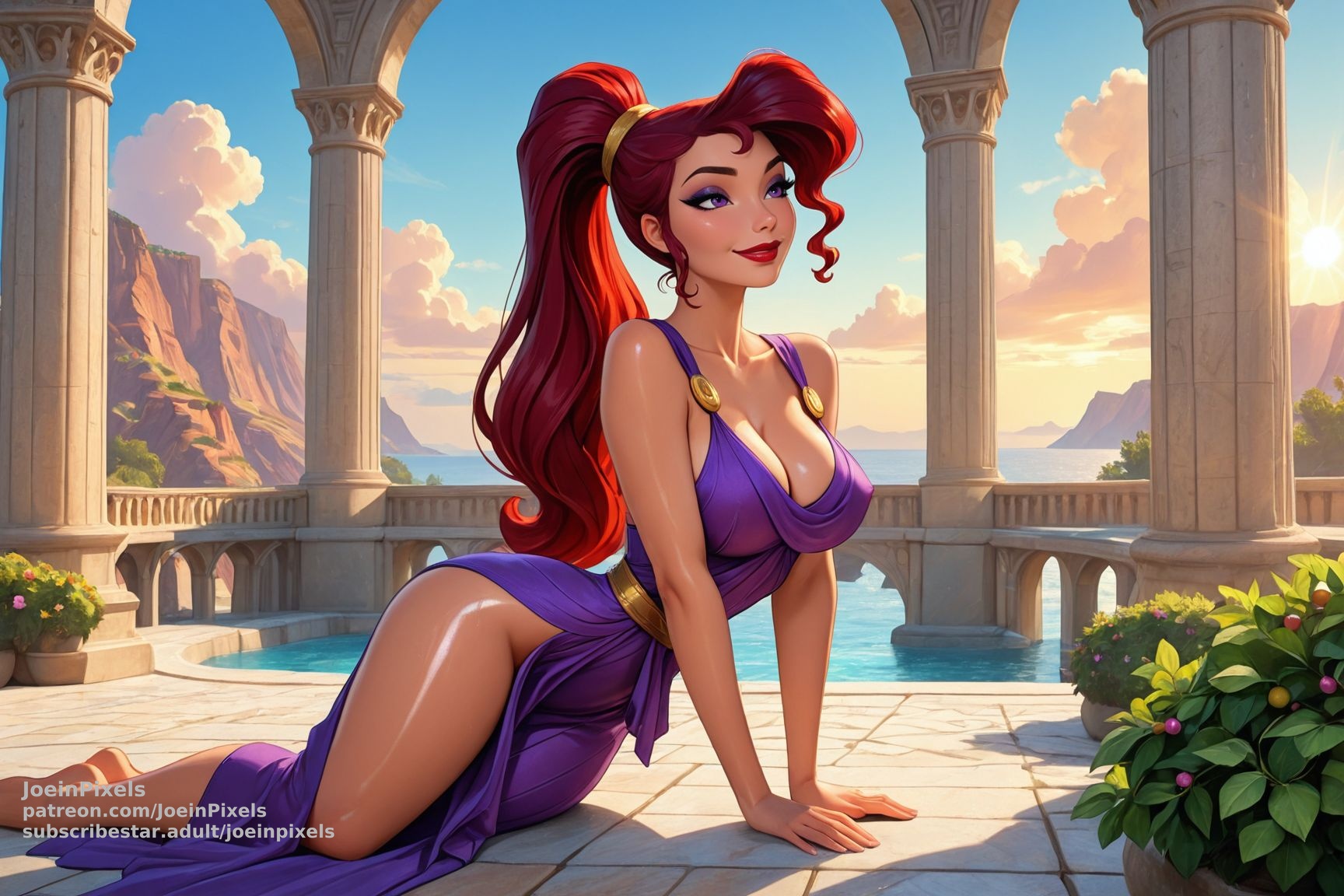 Megara Fan Art – AI-Generated Gallery Inspired by Disney’s Hercules