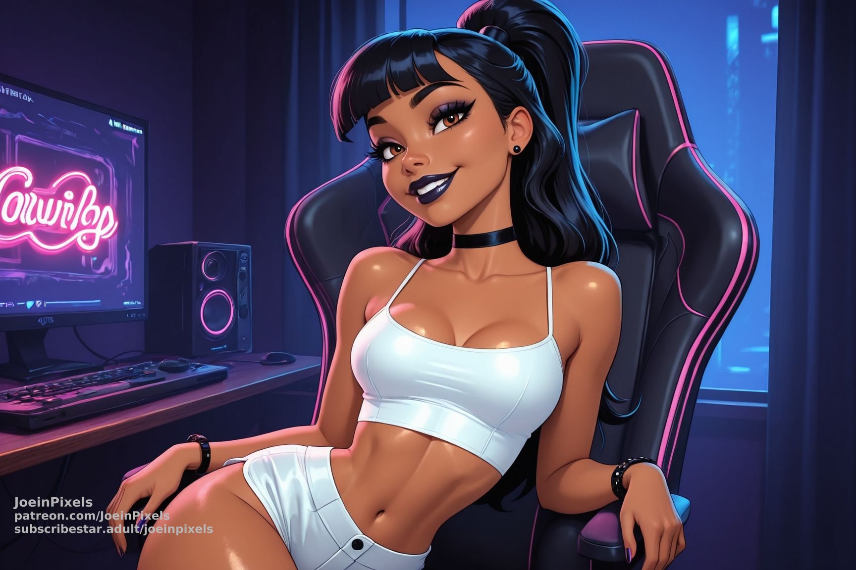 Original Character AI Art – Ready Player Two Gaming Girl Gallery
