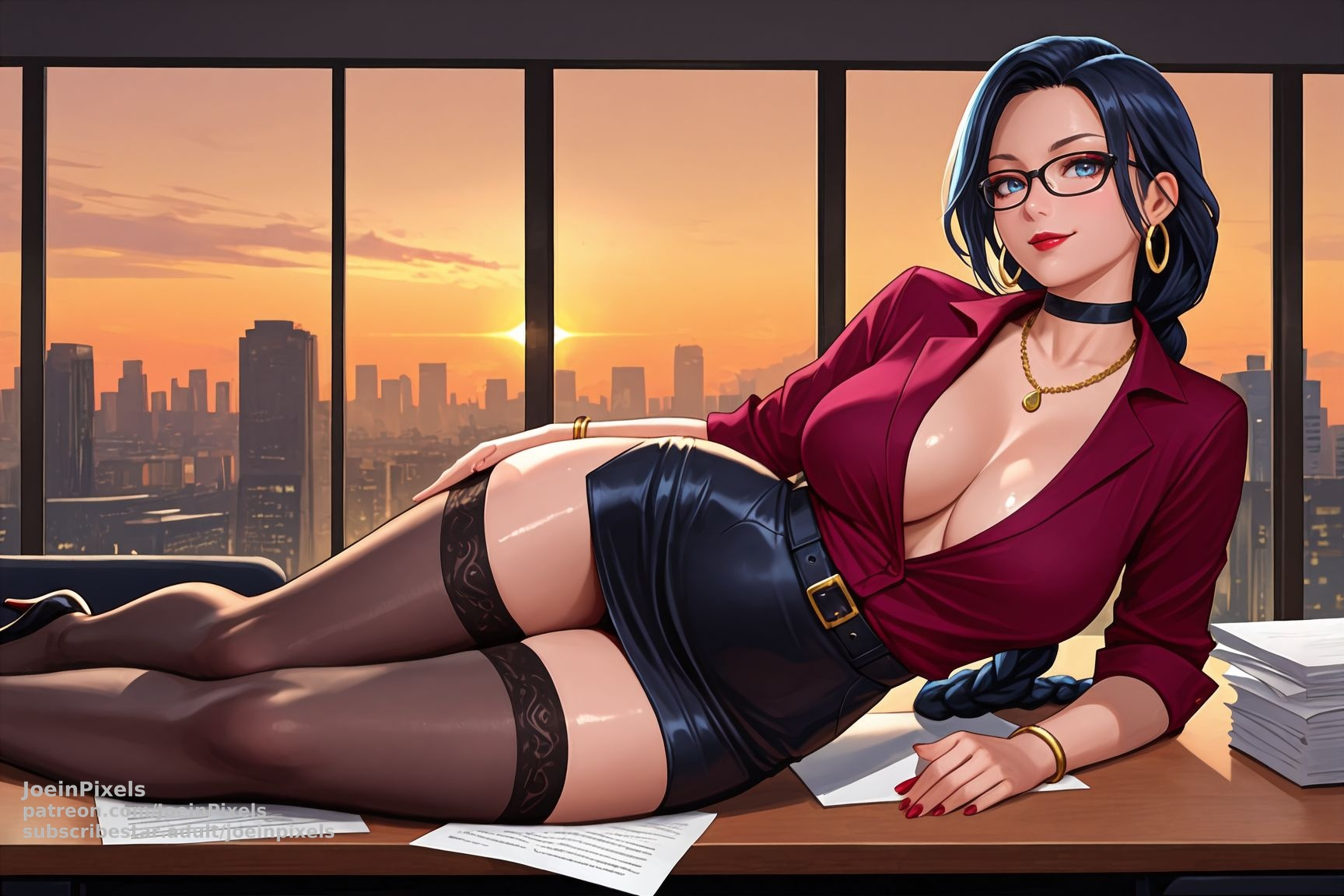 Office AI Art | Corner Office Business Fashion Digital Art Collection