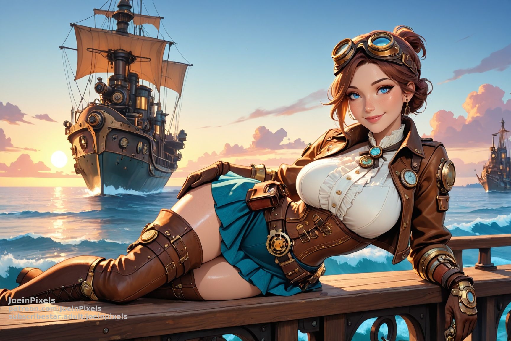 Steampunk AI Art Collection – 322 Pictures and 5 Videos